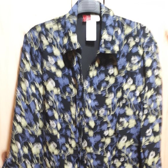 LM Collection Casual Button Down Dress Shirts or Top Size 16 W - Picture 5 of 5